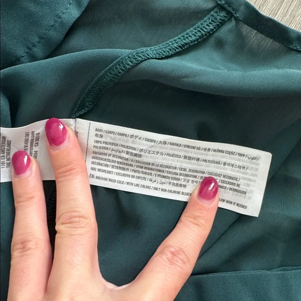 NWT Abercrombie Sheer Blouse - Picture 4 of 5